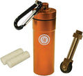 Stoke Kit with Micro Sparkwheel Fire Starter and Two Light-Me Tinder Pieces in the Waterproof Compact BASE Case Great for Camping, Backpacking, Outdoor Survival