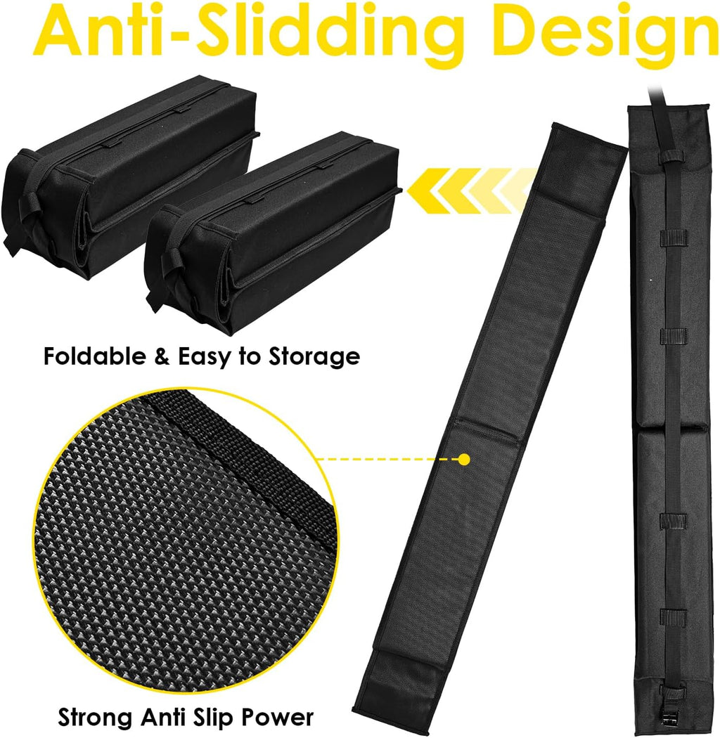 Soft Roof Rack Pads for Kayak, Surfboard, SUP, Canoe