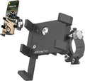 Aluminum Phone Holder for Bike–Universal Bike Cell Phone Holder Fits All Phones 4-7",Waterproof & Shockproof Motorcycle Phone Mount,360° Rotation Bicycle Phone Mount for E-Bike,Scooter,Atv​​