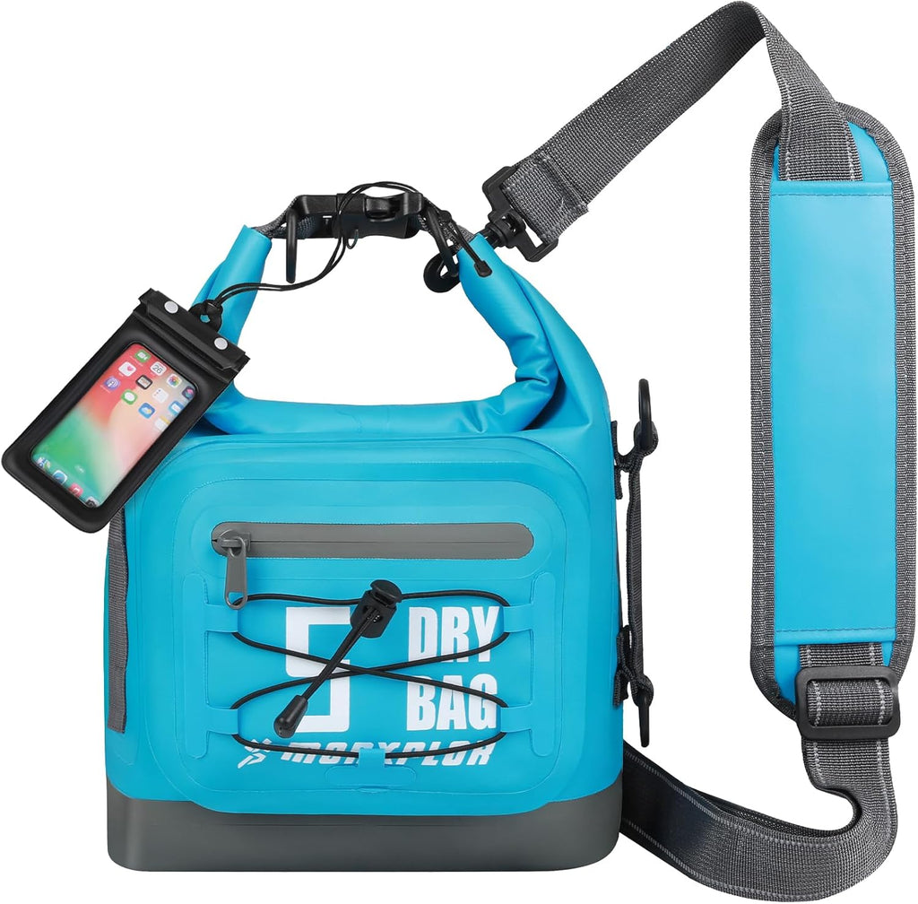 Dry Bag Waterproof,5L/10L/20L/30L/40L/55L Roll Top Dry Bag Backpack with Waterproof Phone Case for Swim,Kayak