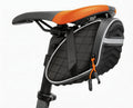 Bike Bag,Bicycle Saddle Bag,Under Seat 3D Shell Cycling Seat Bag for Mountain Road Bikes with Waterproof Zippers Black