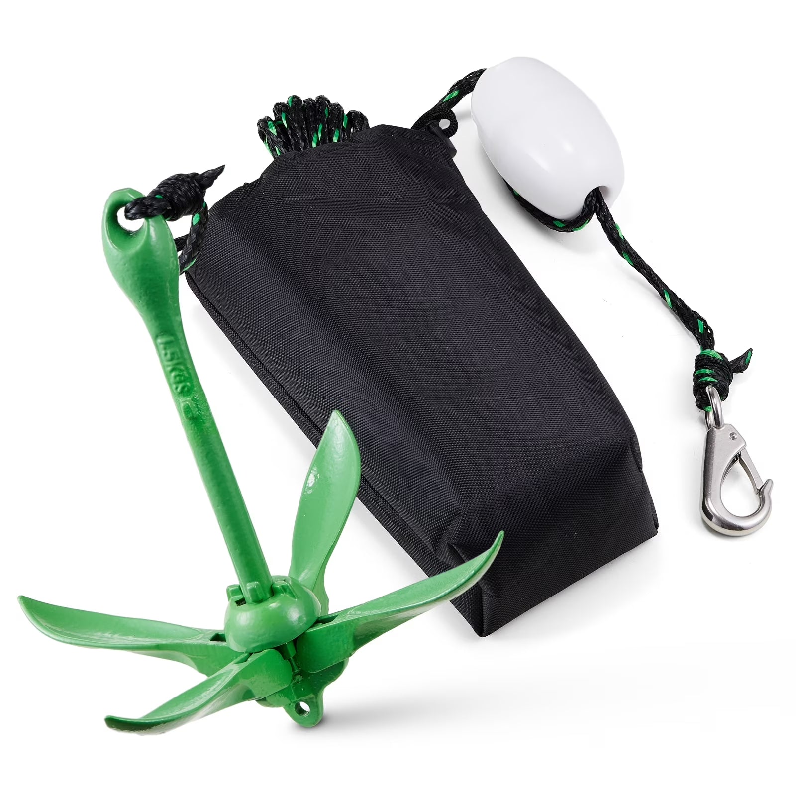 3.5 Lb Paddle Board Anchor Kit Kayak Anchor Kit with 26.2 Ft Rope and Buoy